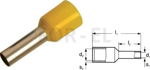 Insulated wire ferrules