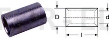 Uninsulated butt splices parallel