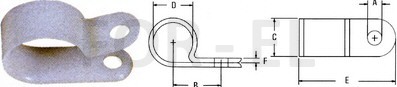 Cable clamps for cable mounting